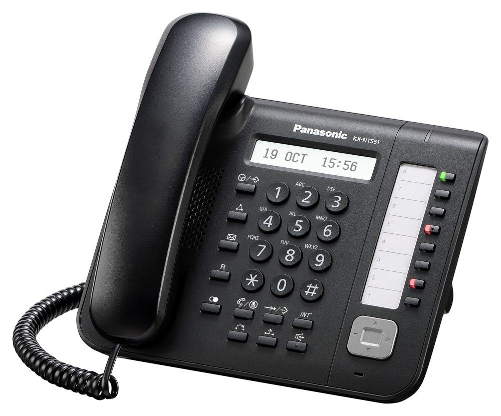 Systémový IP telefon Panasonic KX-NT551