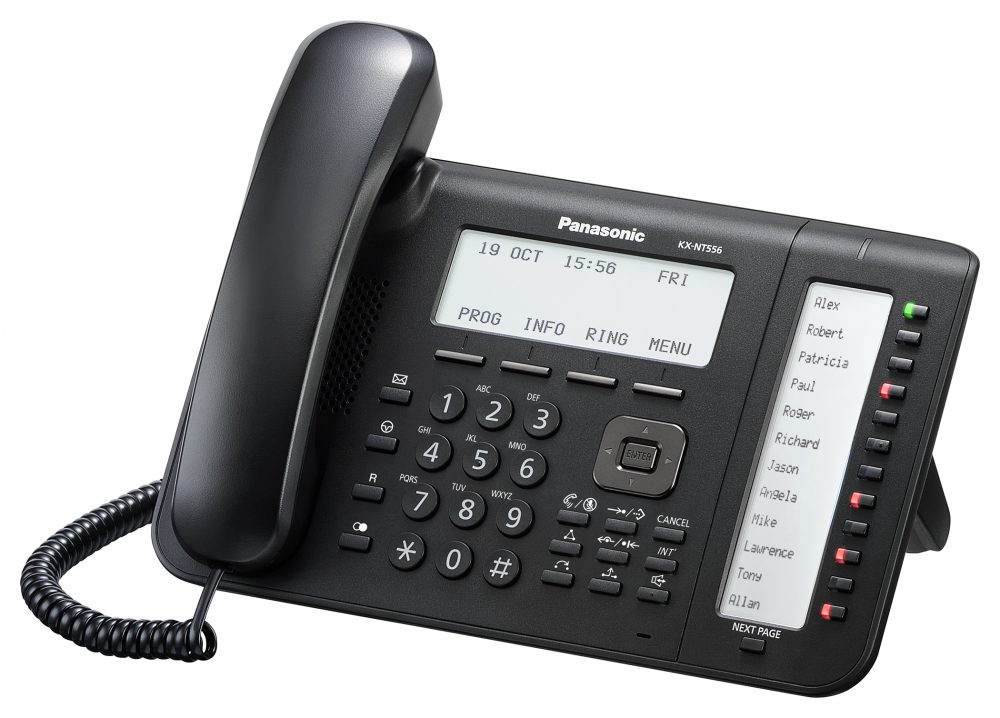 Systémový IP telefon Panasonic KX-NT556