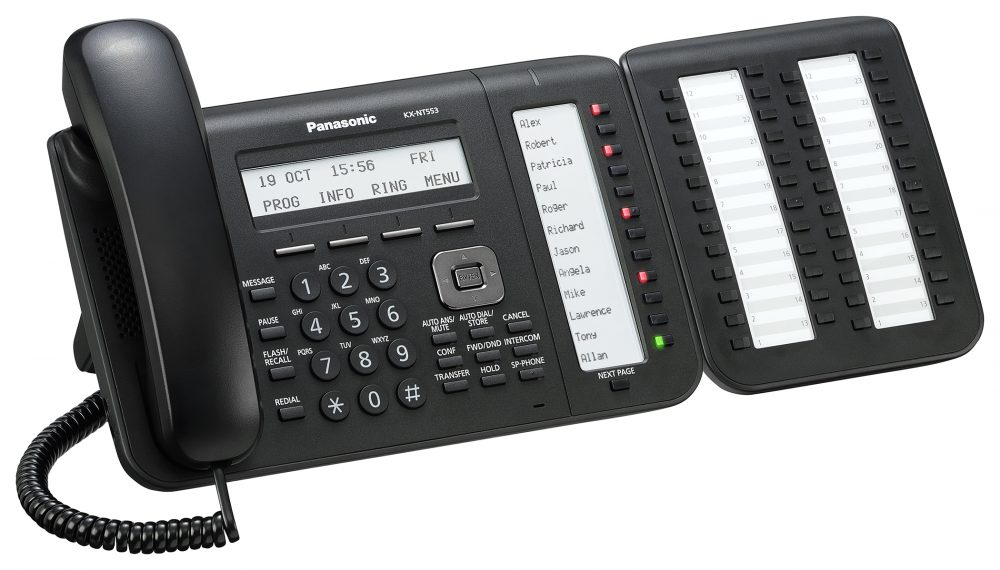 Systémový IP telefon Panaonic KX-NT553